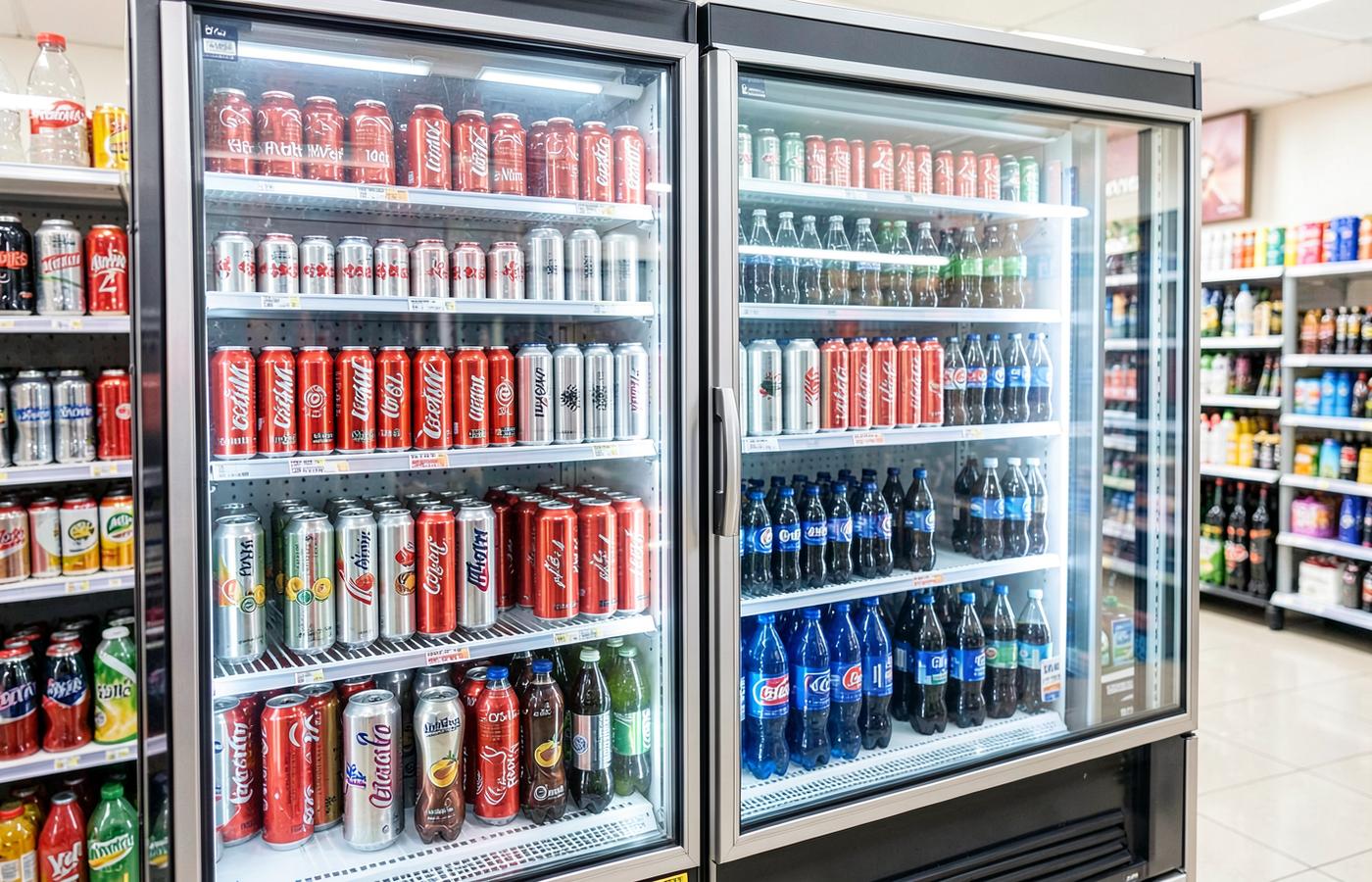 Bulk beverage inventory ready for a group order